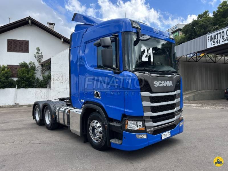 SCANIA - R-450 A6X2 - 2021/2021 - Azul - Sob Consulta