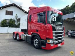 SCANIA - R-450 A6X2 - 2020/2021 - Vermelha - Sob Consulta