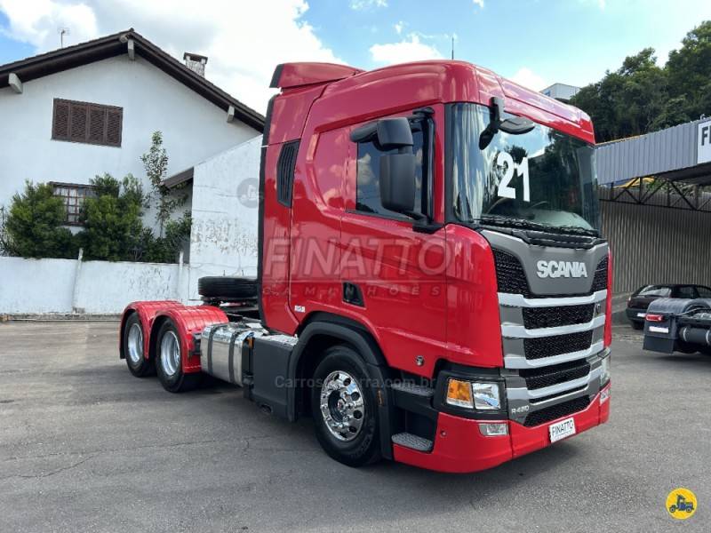 SCANIA - R-450 A6X2 - 2020/2021 - Vermelha - Sob Consulta